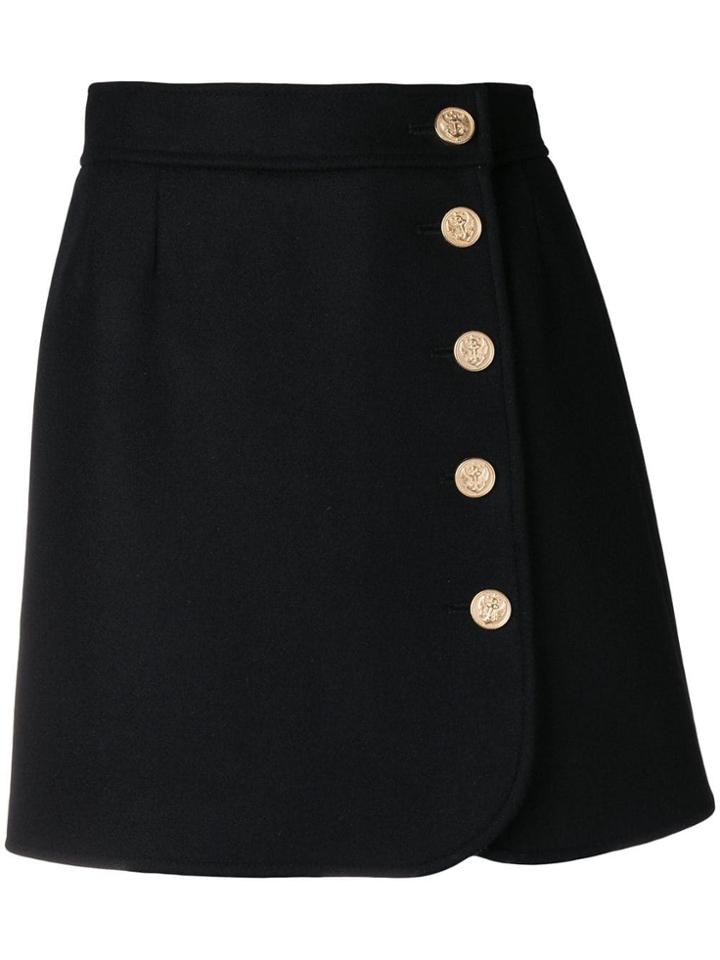 Red Valentino Red Valentino Qr0ra3702lc 0no Nero Wool/polyamide -