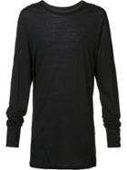 11 By Boris Bidjan Saberi Long Sleeve T-shirt - Black