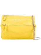 Givenchy - Mini Pandora Crossbody Bag - Women - Cotton/leather/metal - One Size, Yellow/orange, Cotton/leather/metal