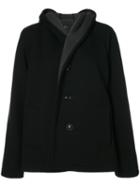 Y's - Oversized Coat - Women - Cotton/lyocell - 2, Black, Cotton/lyocell