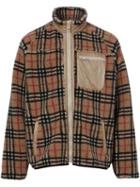Burberry Vintage Check Fleece Jacket - Brown