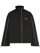 Ader Error Contrast Trim High-neck Boxy Fit Jacket - Black