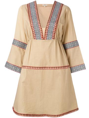 Daft - Tunic Dress - Women - Cotton - Xs, Nude/neutrals, Cotton