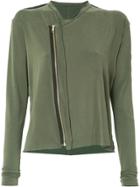Uma Raquel Davidowicz Off-center Zip Jacket - Green