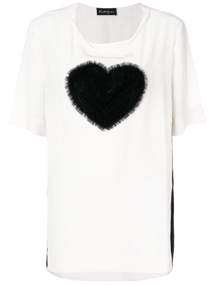 Rossella Jardini Tulle Heart T-shirt - White