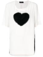 Rossella Jardini Tulle Heart T-shirt - White