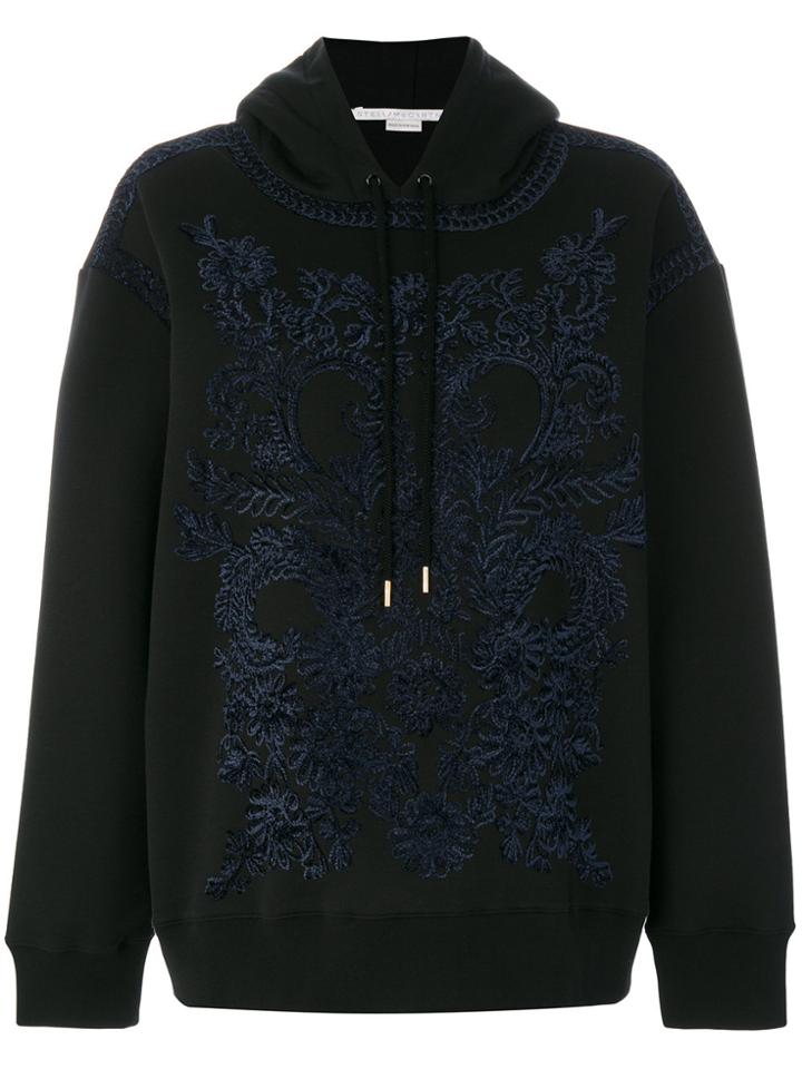 Stella Mccartney Embroidered Hoodie - Black