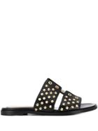 Alexander Mcqueen Studded Slides - Black