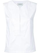 Lemaire - Sleeveless Shirt - Women - Cotton/spandex/elastane - 38, White, Cotton/spandex/elastane