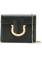 Salvatore Ferragamo 'sabine' Crossbody Bag, Women's, Black, Calf Leather