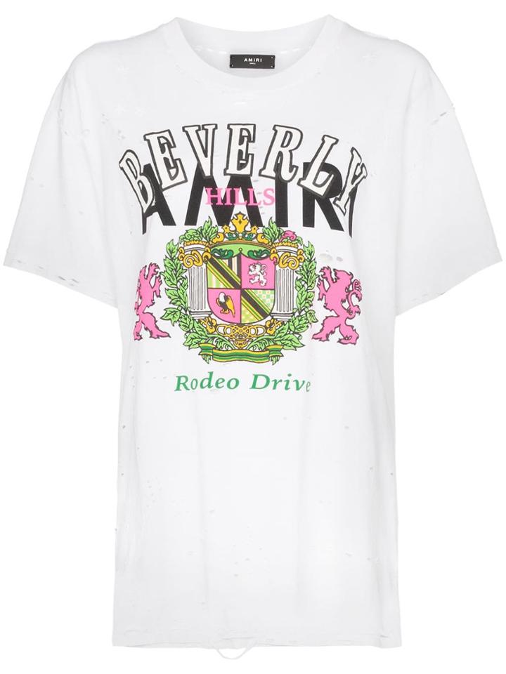 Amiri Beverly Hills Printed T-shirt - White