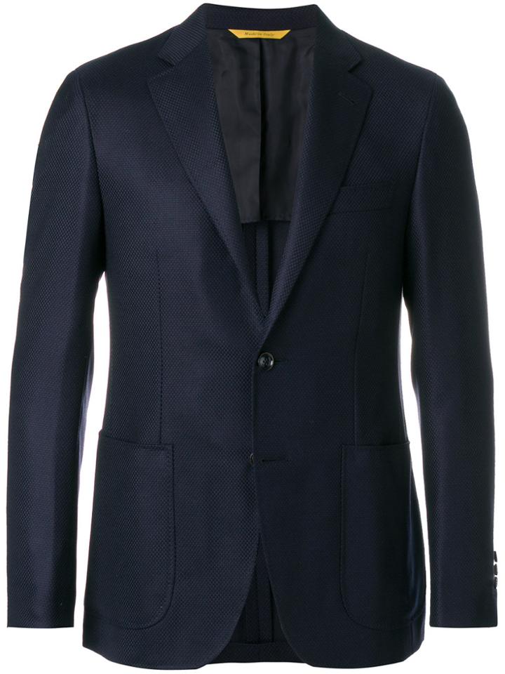 Canali Single Breasted Blazer - Blue