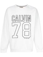 Calvin Klein Jeans Embroidered Logo Sweater - White