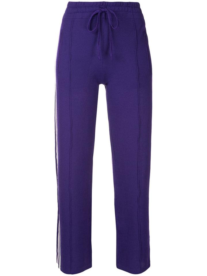 Etoiles Side Stripe Track Pants - Purple