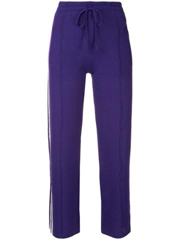 Etoiles Side Stripe Track Pants - Purple