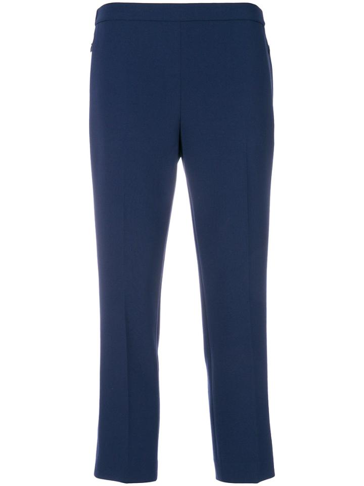 Theory Cropped Trousers - Blue