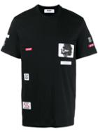 Msgm Brand Patch T-shirt - Black