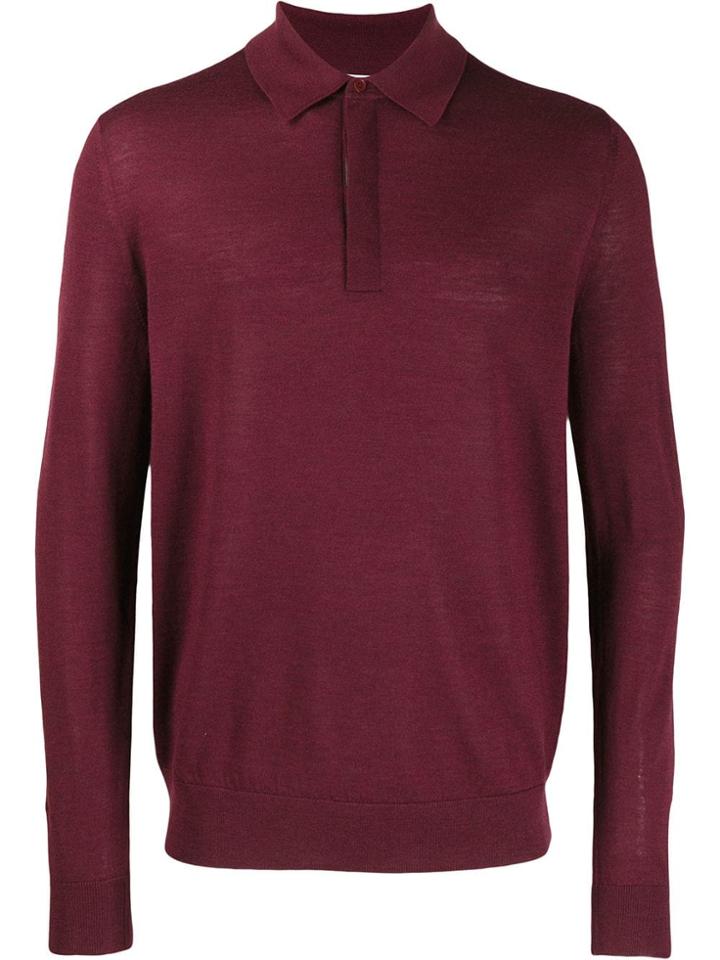 Paul Smith Long-sleeve Polo Shirt - Red