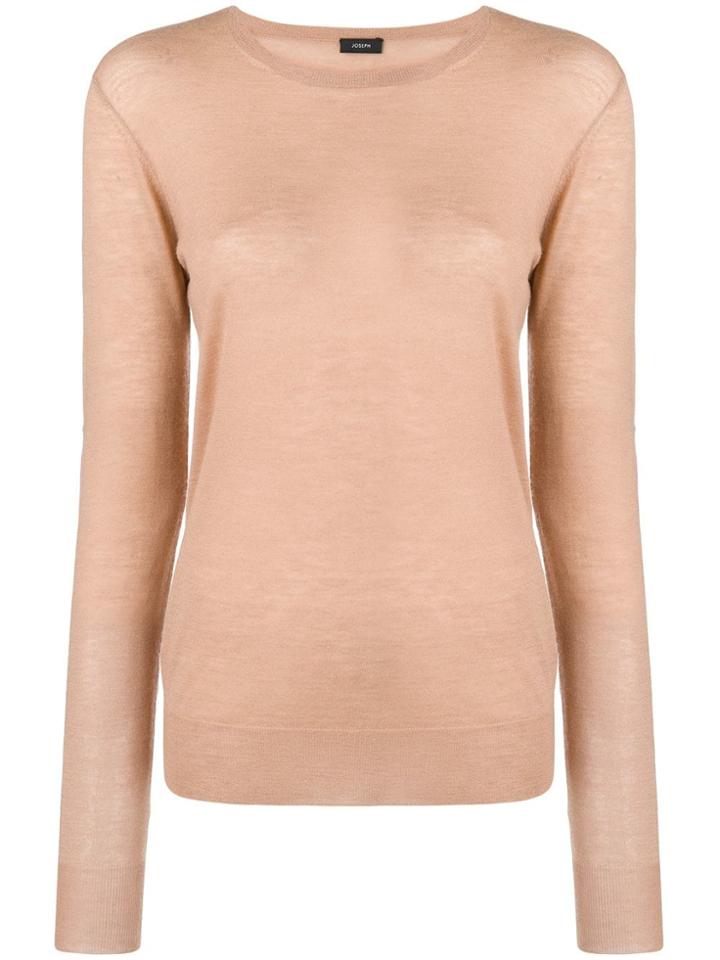 Joseph Cashmere Fitted Sweater - Brown