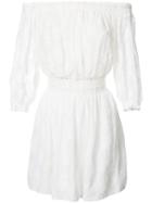Off Shoulder Dress - Women - Silk/cotton - 2, White, Silk/cotton, Rebecca Taylor