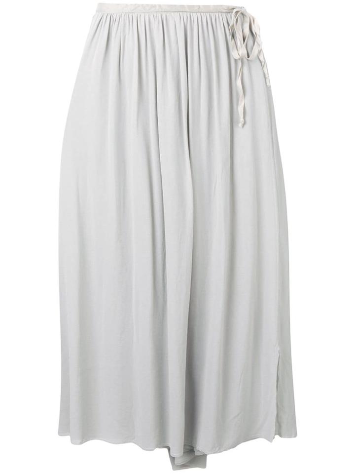 Kristensen Du Nord Tie Waist Ruffle Skirt - Grey
