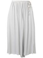 Kristensen Du Nord Tie Waist Ruffle Skirt - Grey