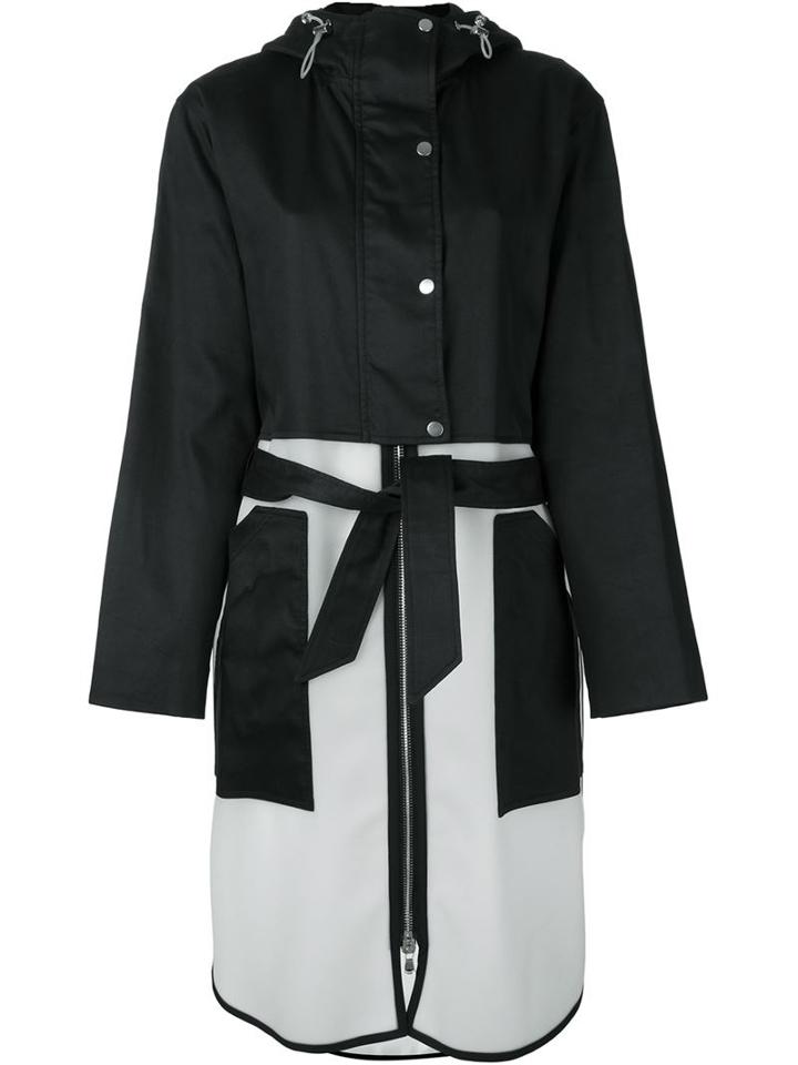 Wanda Nylon Jodie Parka Coat, Women's, Size: 34, Black, Cotton/polyurethane