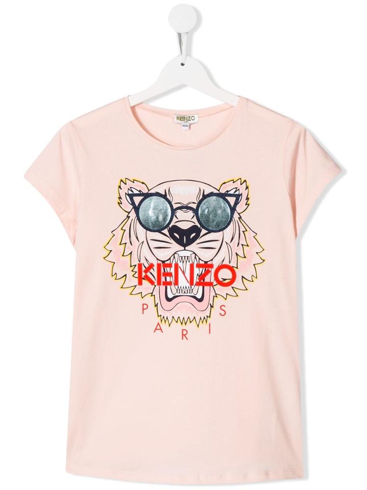Kenzo Kids Tiger T-shirt - Pink