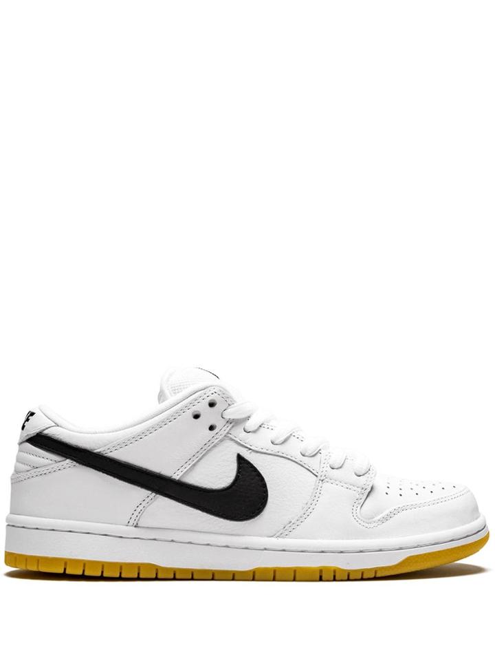 Nike Sb Dunk Low Pro Sneakers - White