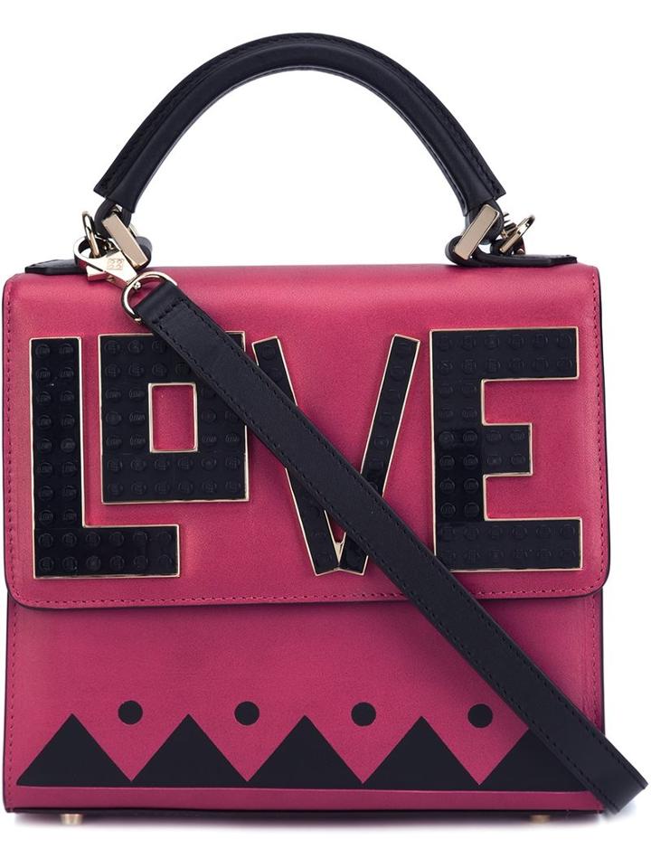 Les Petits Joueurs Mini 'alex Black Widow' Tote