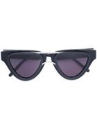 Smoke X Mirrors Cat-eye Sunglasses - Black