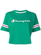 Champion Cropped Logo T-shirt - Green