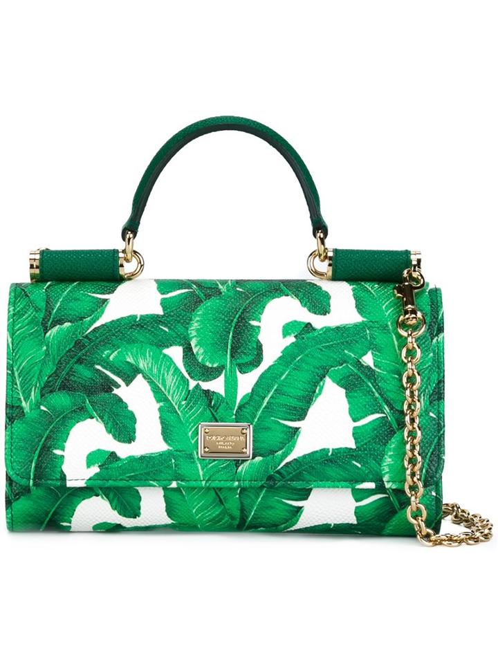 Dolce & Gabbana Mini 'von' Shoulder Bag, Women's, Green