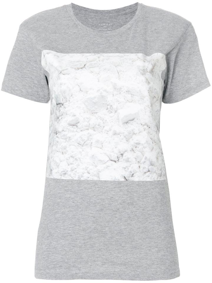 Ih Nom Uh Nit Marble Print T-shirt - Grey