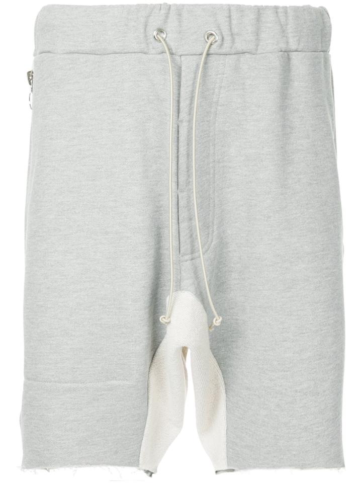 Mr. Completely Drawstring Fitted Shorts - Grey