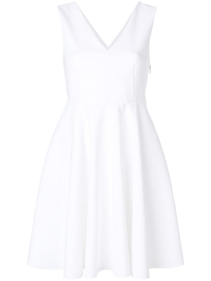 Msgm Fit-and-flare Dress - White