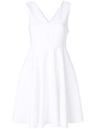 Msgm Fit-and-flare Dress - White