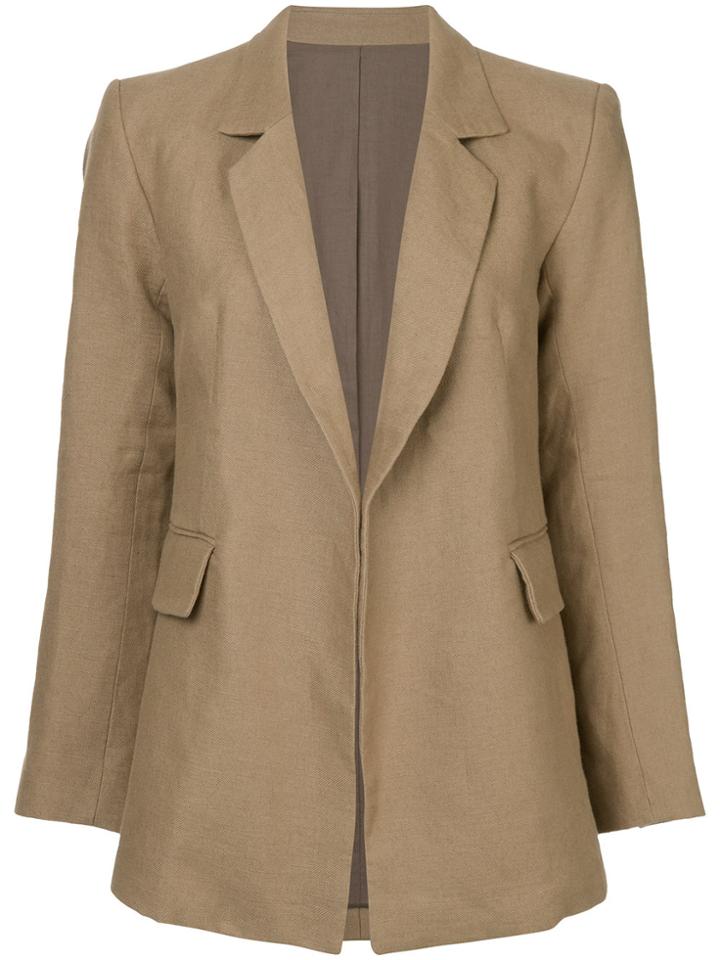 Cityshop Classic Fitted Blazer - Brown