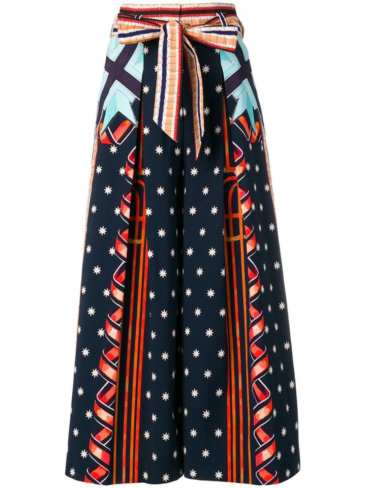 Temperley London Multi-print Culottes - Blue