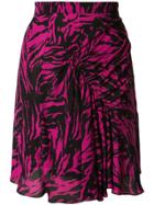 Nº21 Animal Print Mini Skirt - Pink