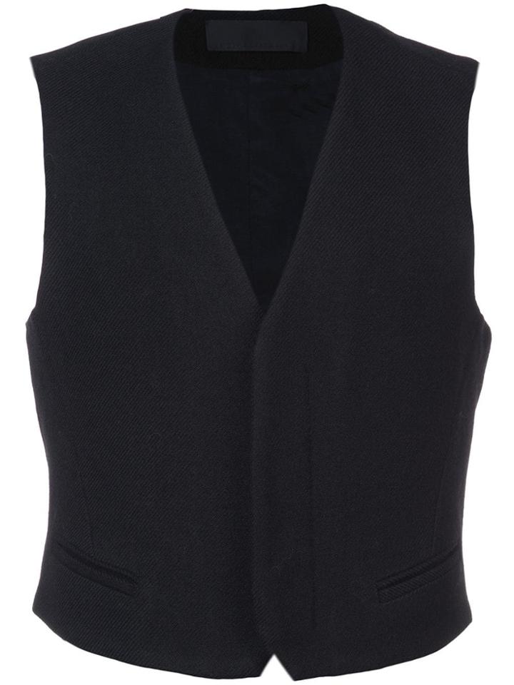 Haider Ackermann Cropped Vest - Black
