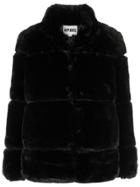 Apparis Sarah Faux Fur Coat - Black