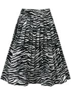 Prada Full Zebra Skirt - Black