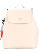 Tommy Hilfiger Embellished Drawstring Backpack - Nude & Neutrals