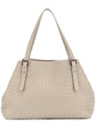 Bottega Veneta Fume Intrecciato Nappa Medium Cesta Bag - Nude &