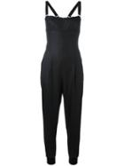 Max Mara - 'mary' Jumpsuit - Women - Silk/spandex/elastane/virgin Wool - 42, Women's, Black, Silk/spandex/elastane/virgin Wool