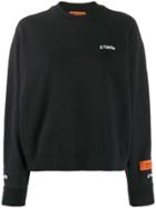 Heron Preston Logo Embroidered Sweatshirt - Black