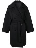 Barena Oversized Trenchcoat - Black