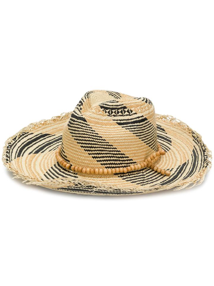 Sensi Studio Columbia Panama Hat - Nude & Neutrals