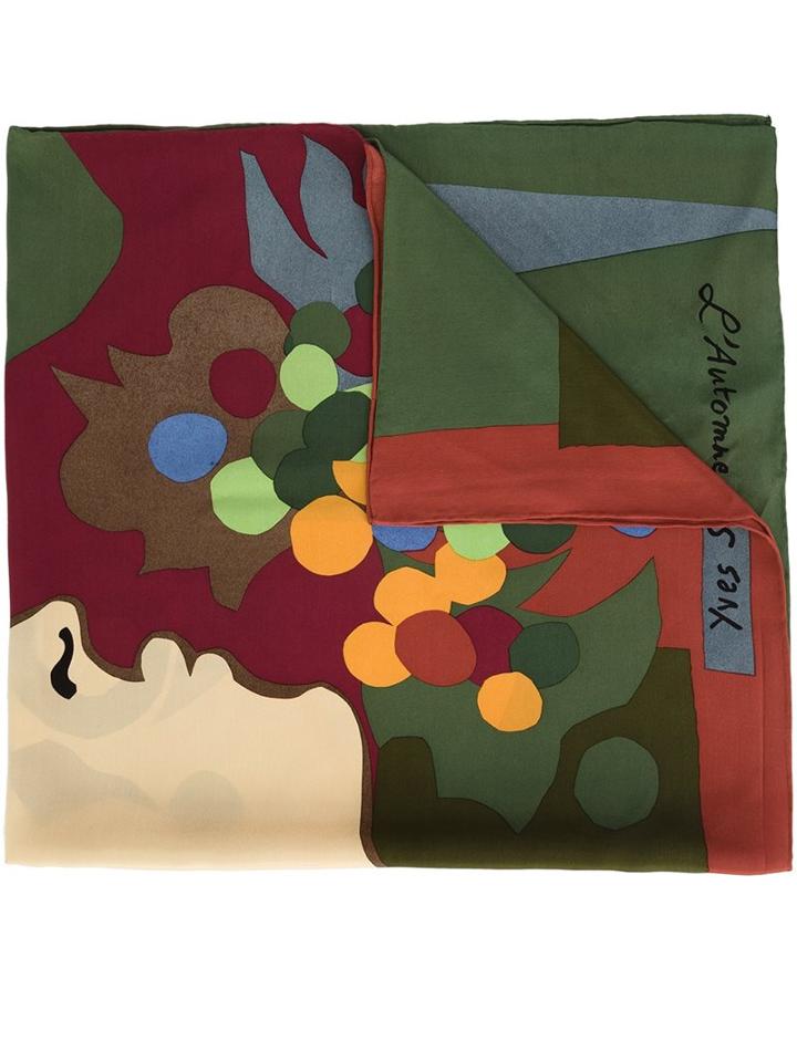 Saint Laurent L'automne Les Quatre Saisons Scarf, Women's